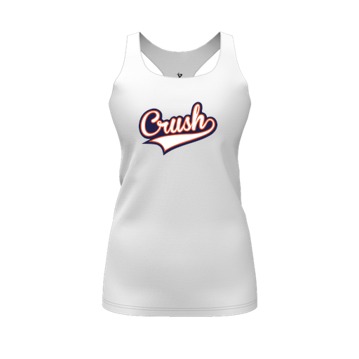 [FT0TRBWH-FYS-LOGO2] Decker Racerback Tank Top (Female Youth S, White, Logo 2)