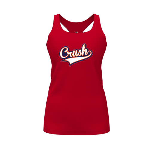 [FT0TRBRD-FYS-LOGO2] Decker Racerback Tank Top (Female Youth S, Red, Logo 2)