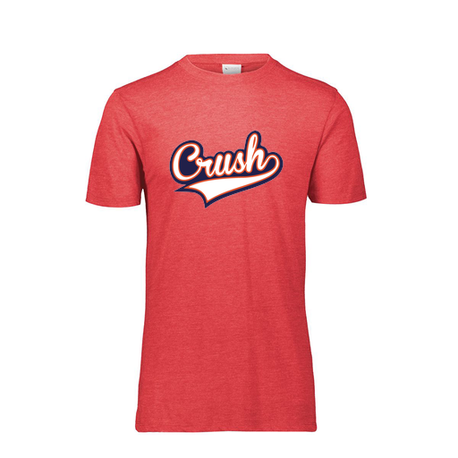 [FTSCUBRD-AS-LOGO2] Decker Men's Tri-Blend T-Shirt - Short Sleeve (Adult S, Red, Logo 2)