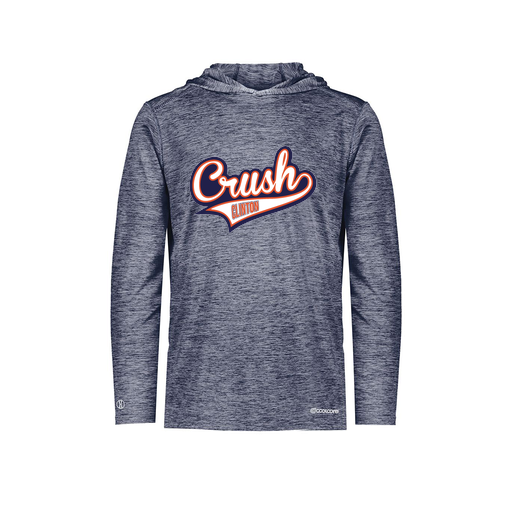 [FOLHCGNV-AS-LOGO3] Decker Men's Charge Hoodie (Adult S, Navy, Logo 3)