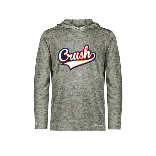 [FOLHCGGY-AS-LOGO2] Decker Men's Charge Hoodie (Adult S, Gray, Logo 2)