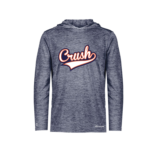 [FOLHCGNV-YS-LOGO2] Decker Youth Charge Hoodie (Youth S, Navy, Logo 2)