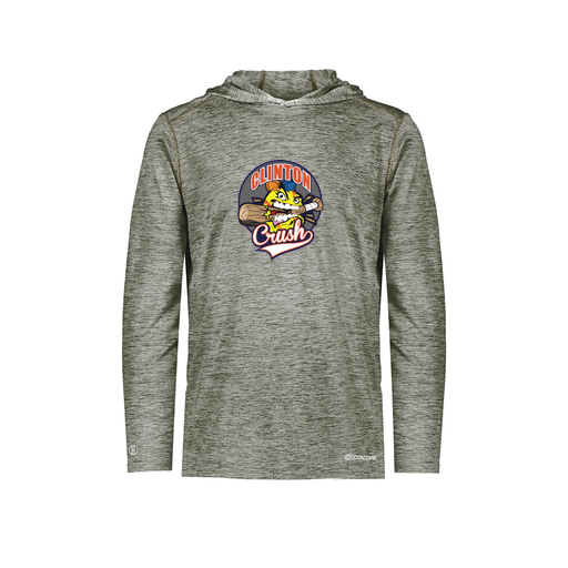 [FOLHCGGY-YS-LOGO1] Decker Youth Charge Hoodie (Youth S, Gray, Logo 1)