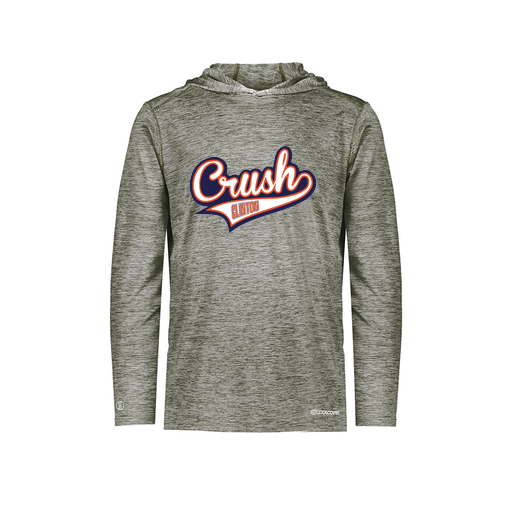 [FOLHCGGY-YS-LOGO3] Decker Youth Charge Hoodie (Youth S, Gray, Logo 3)