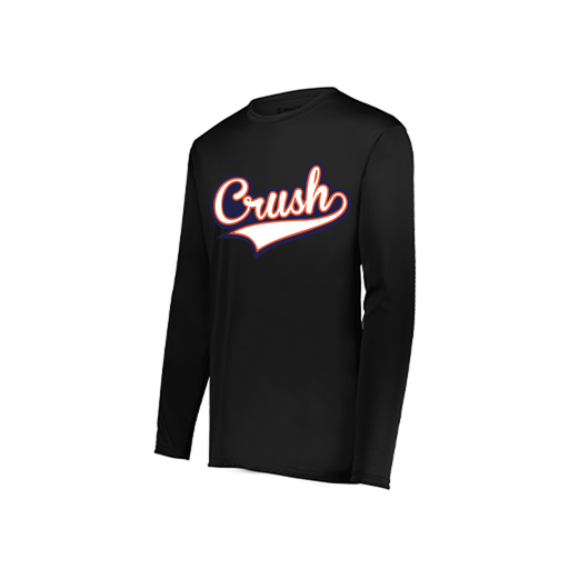 [222822.080.XS-LOGO2] Men's LS Smooth Sport Shirt (Adult XS, Black, Logo 2)